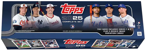 2025 Topps Baseball Complete Hobby Factory Set with 5 Card Parallel Pack