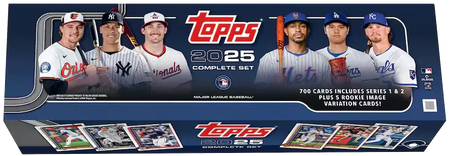 2025 Topps Baseball Complete Hobby Factory Set with 5 Card Parallel Pack