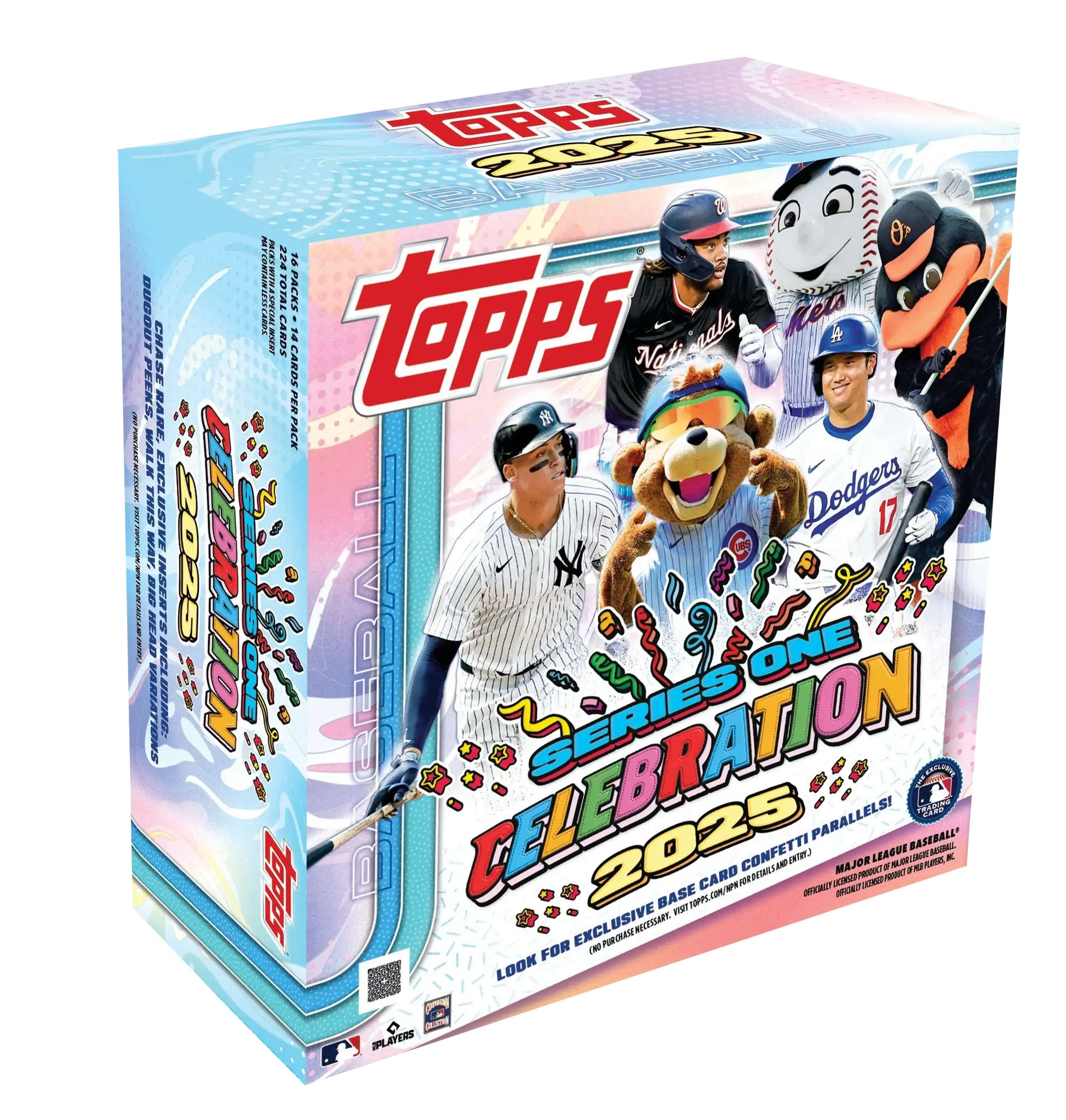 Topps Baseball Series 1 Celebration Mega Box featuring 2025 Topps Baseball cards