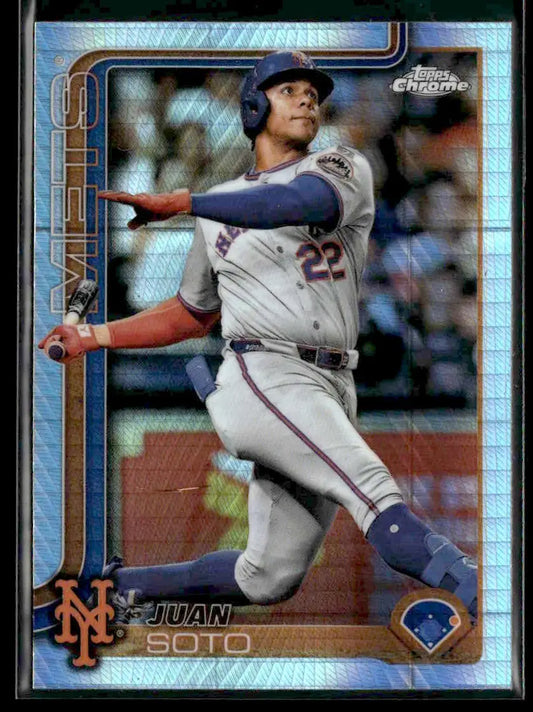 2025 Topps Chrome #200 Juan Soto Prism Refractors - Trading Cards