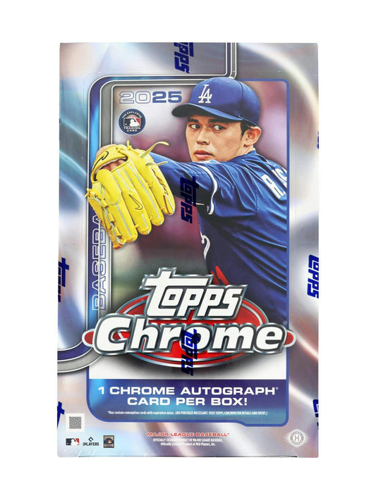 2025 Topps Chrome Baseball Hobby Box | Columbia Sports Cards & More