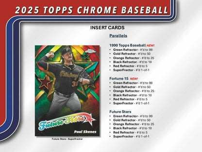 2025 Topps Chrome Baseball Mega Box | Columbia Sports Cards