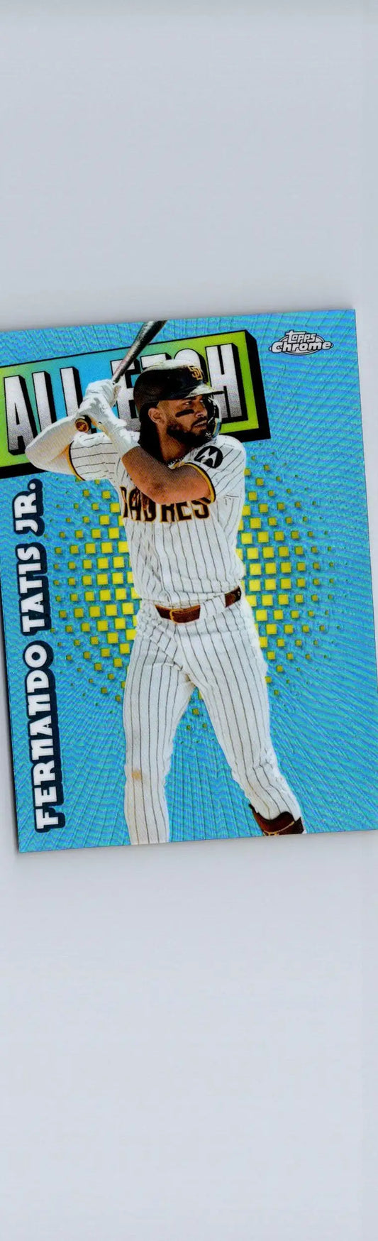 Fernando Tatis Jr. All-Star baseball card from 2025 Topps Chrome series