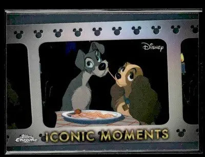 2025 Topps Chrome Disney #IM-16 Bella Notte Spaghetti - Iconic Moments - Trading Card