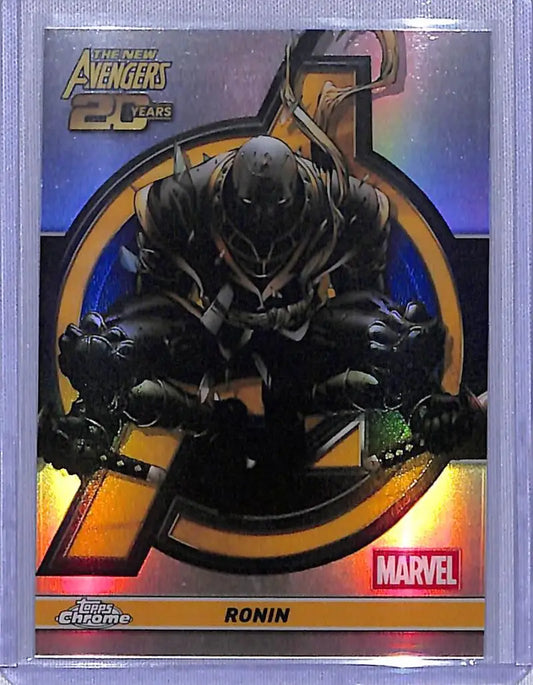 Ronin Marvel trading card from 2025 Topps Chrome New Avengers Anniversary series
