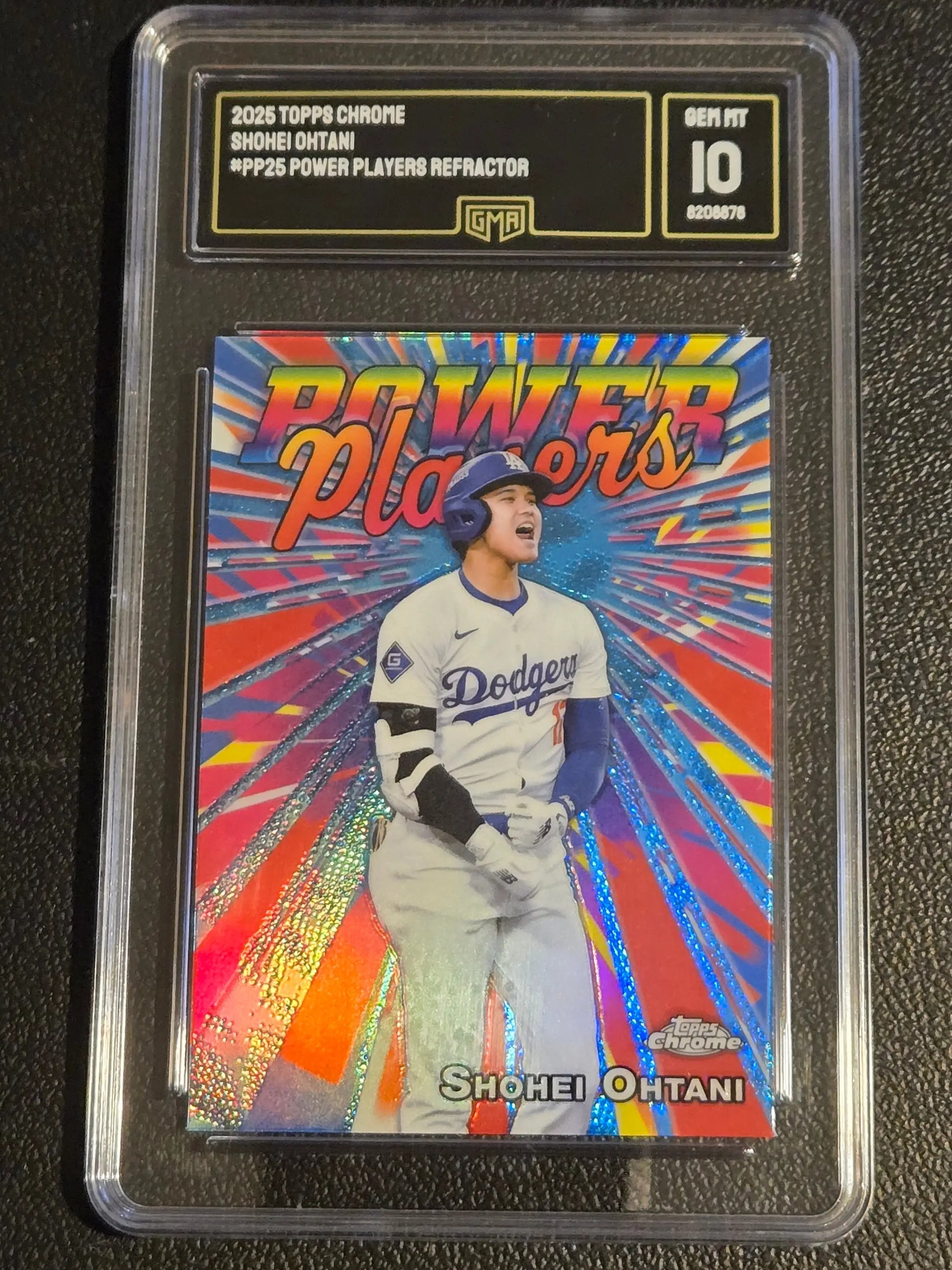 2025 Topps Chrome #PP-25 Shohei Ohtani Power Players GMA 10 - Trading Card