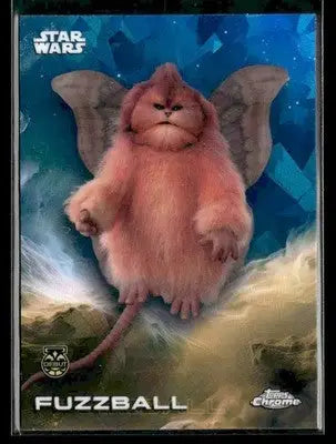 2025 Topps Chrome Sapphire Edition Star Wars #117 Fuzzball Debut