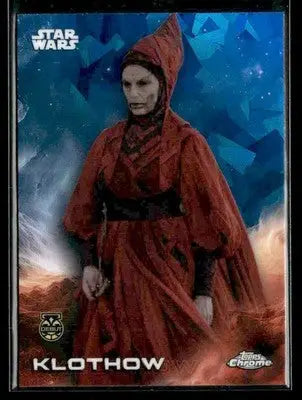 2025 Topps Chrome Sapphire Edition Star Wars #75 Klothow