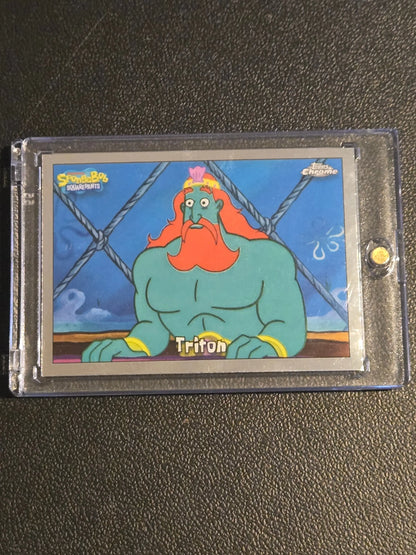 2025 Topps Chrome SpongeBob SquarePants 25th Anniversary #196 Triton - Trading Card