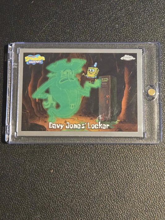 2025 Topps Chrome SpongeBob SquarePants 25th Anniversary #52 Davy Jones’ Locker - Trading Card