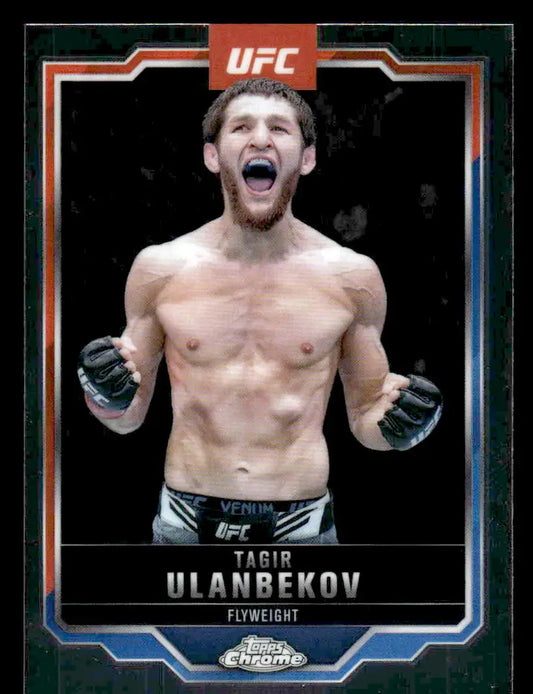 Topps Chrome UFC trading card featuring Tagir Ulanbekov from 2025 Topps Chrome UFC #109