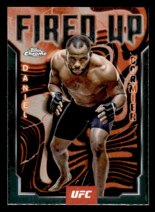 Collectible Topps Chrome UFC trading card of Daniel Cormier from 2025 Topps Chrome UFC series