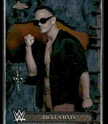 2025 Topps Chrome WWE x Cactus Jack #24 Ricky Saints