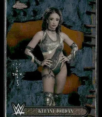 2025 Topps Chrome WWE x Cactus Jack #57 Kelani Jordan
