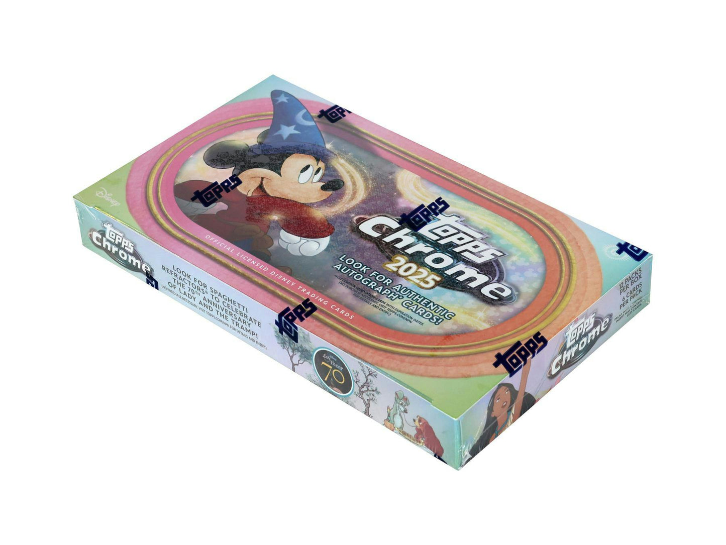 2025 Topps Disney Chrome Hobby Box | Columbia Sports Cards