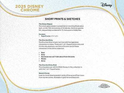 2025 Topps Disney Chrome Hobby Box | Columbia Sports Cards