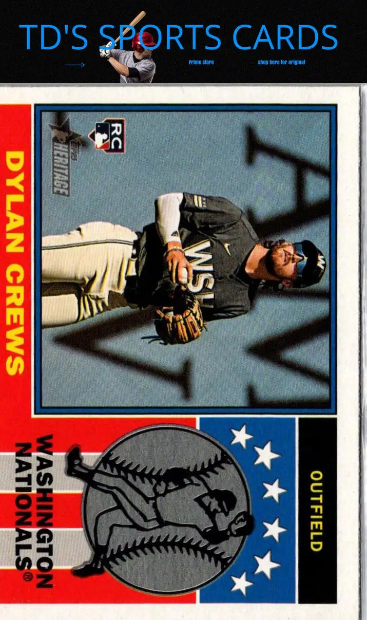 Dylan Crews baseball card from Topps Heritage Player Icons series 2025
