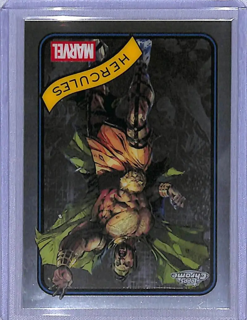 Hercules Marvel trading card from 2025 Topps Marvel Chrome series, NM-MT condition