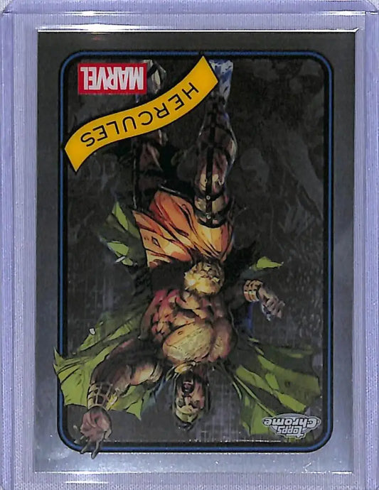 Hercules Marvel trading card from 2025 Topps Marvel Chrome series, NM-MT condition