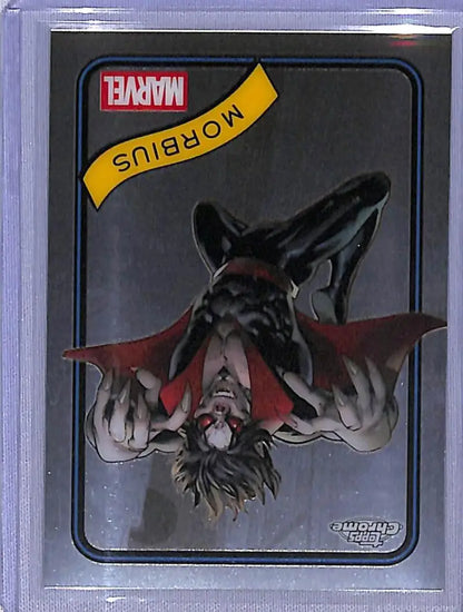 Morbius Marvel Chrome trading card from 2025 Topps Marvel Chrome series
