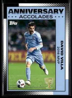 David Villa 2016 MVP Topps MLS 30th Anniversary trading card in 2025 Topps MLS collection