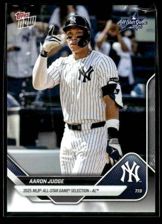 Topps Now Aaron Judge MLB All-Star Game 2025 trading card product image