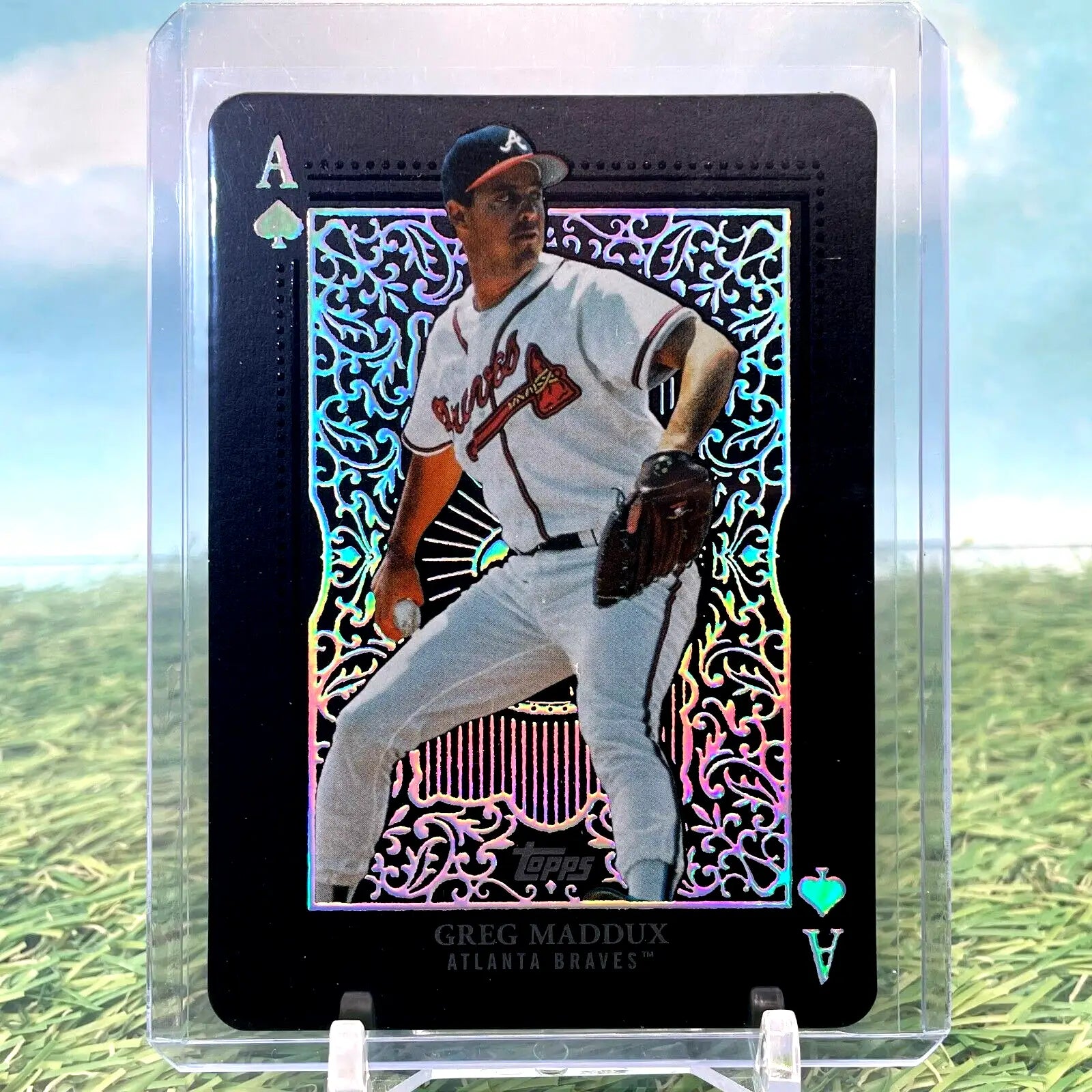 2025 Topps Series 1 All Aces Greg Maddux Black SSP case hit rare baseball card
