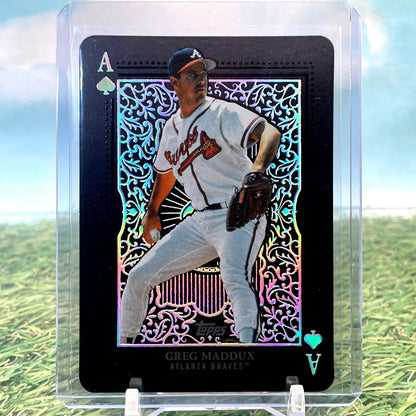 2025 Topps Series 1 All Aces Greg Maddux Black SSP case hit rare baseball card