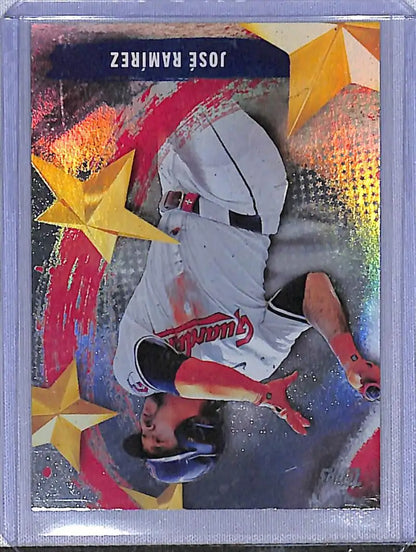 Jose Ramirez baseball card from Topps Stars of MLB 2025 featuring Cleveland Guardians