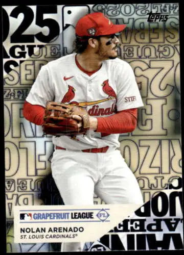 Nolan Arenado 2025 Topps Training Grounds #TG-1 Baseball Card with original gloss finish