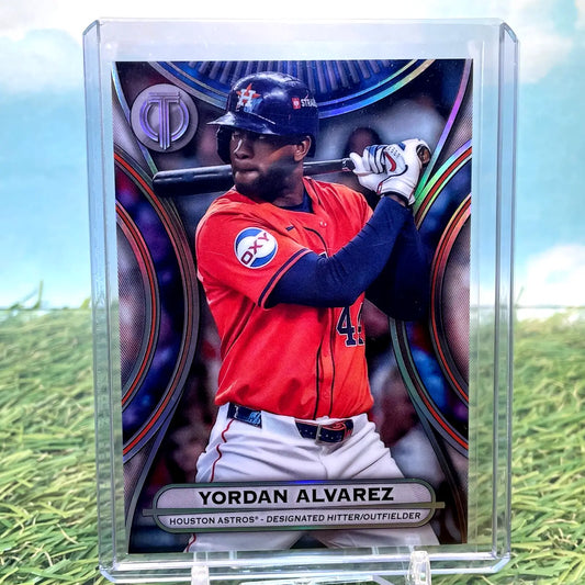 2025 Topps Tribute Yordan Alvarez Houston Astros baseball card front view