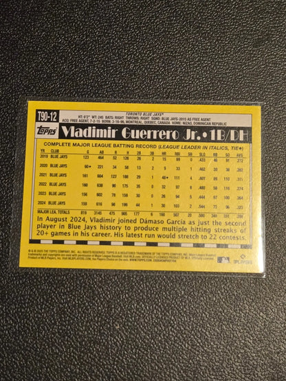 Vladimir Guerrero Jr. baseball card from 2025 Topps Vladimir Guerrero 35th Baseball 35th Anniversary