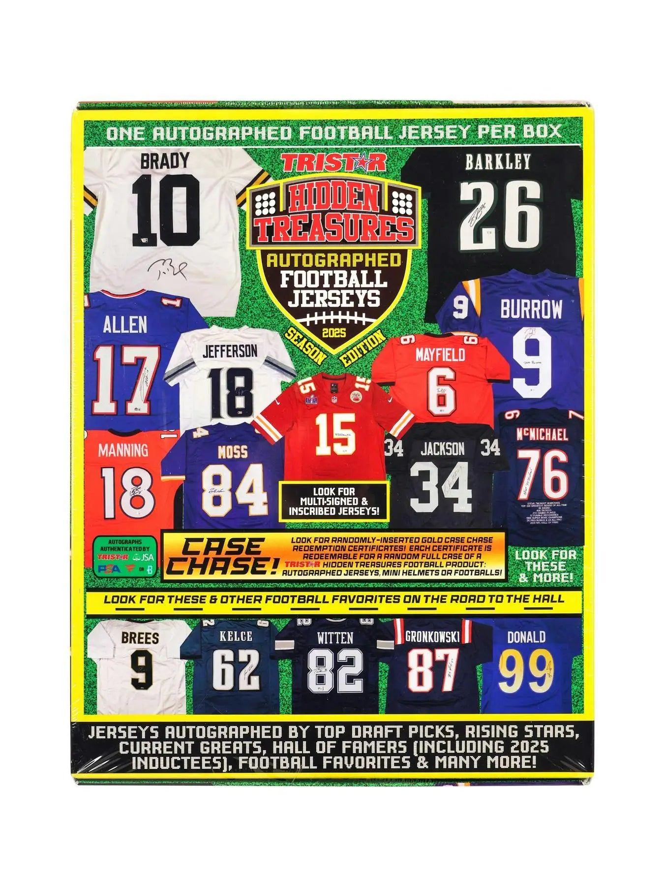 2025 TriStar Autographed Football Jersey Series 2 Hobby Box | Columbia Sports Cards - Hobby Box