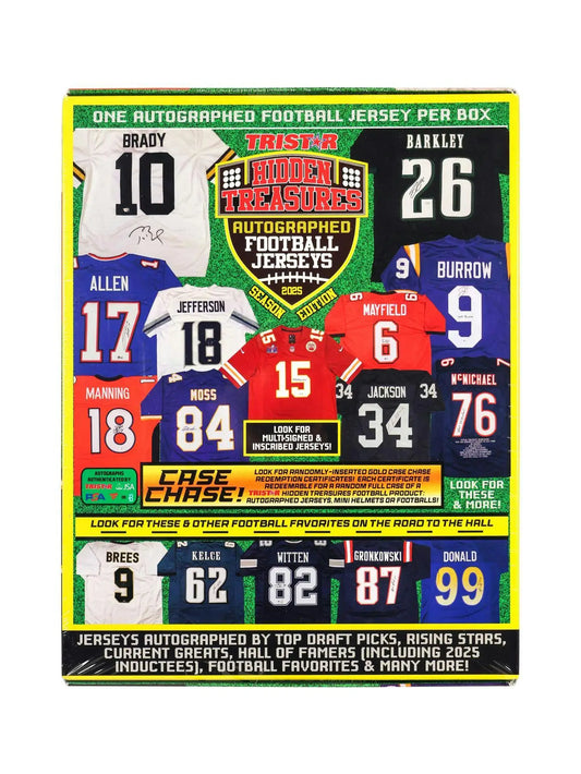 2025 TriStar Autographed Football Jersey Series 2 Hobby Box | Columbia Sports Cards - Hobby Box