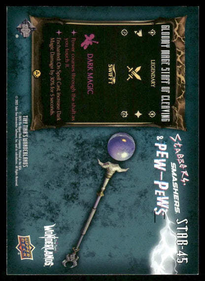 2025 Upper Deck World of Warcraft Golden Orbe Staff of Cleaving #STB-45 - Staff