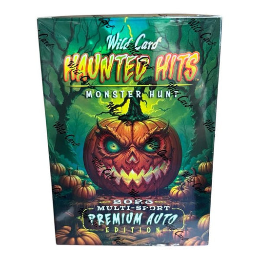 2025 Wild Card Haunted Hits Multi-Sport Premium Auto Edition Hobby Jumbo Box | Columbia Sports Cards