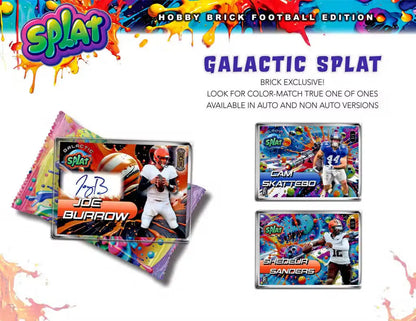 2025 Wild Card Splat Football Cards Breakers Brick Box | Columbia Sports Cards - Sports Card Hobby Boxes