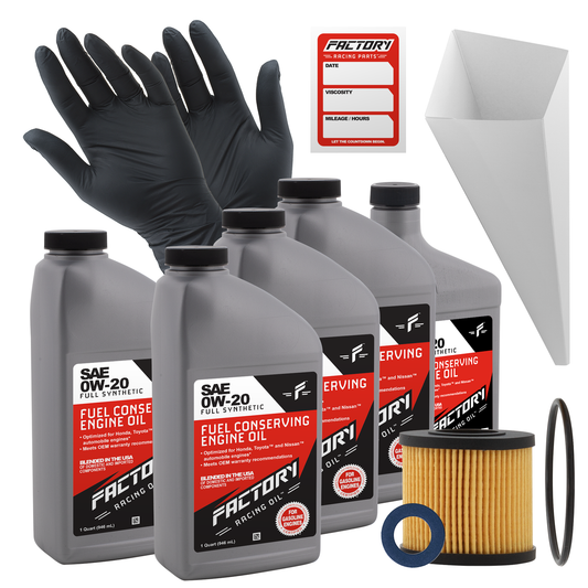 0W-20 Full Synthetic 4.5 Quart Oil Change Kit for Toyota FRP-210-1068-0