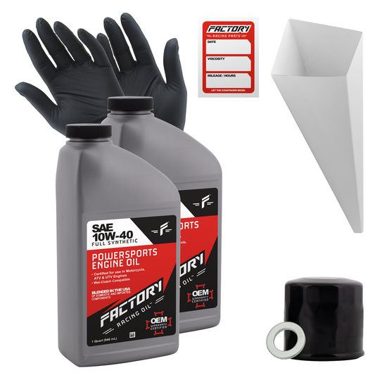 10W-40 2 Quart Oil Change Kit For Honda NSS300 Forza, SH300i