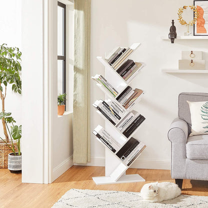 8-Tier Tree Bookshelf for Small Spaces-3