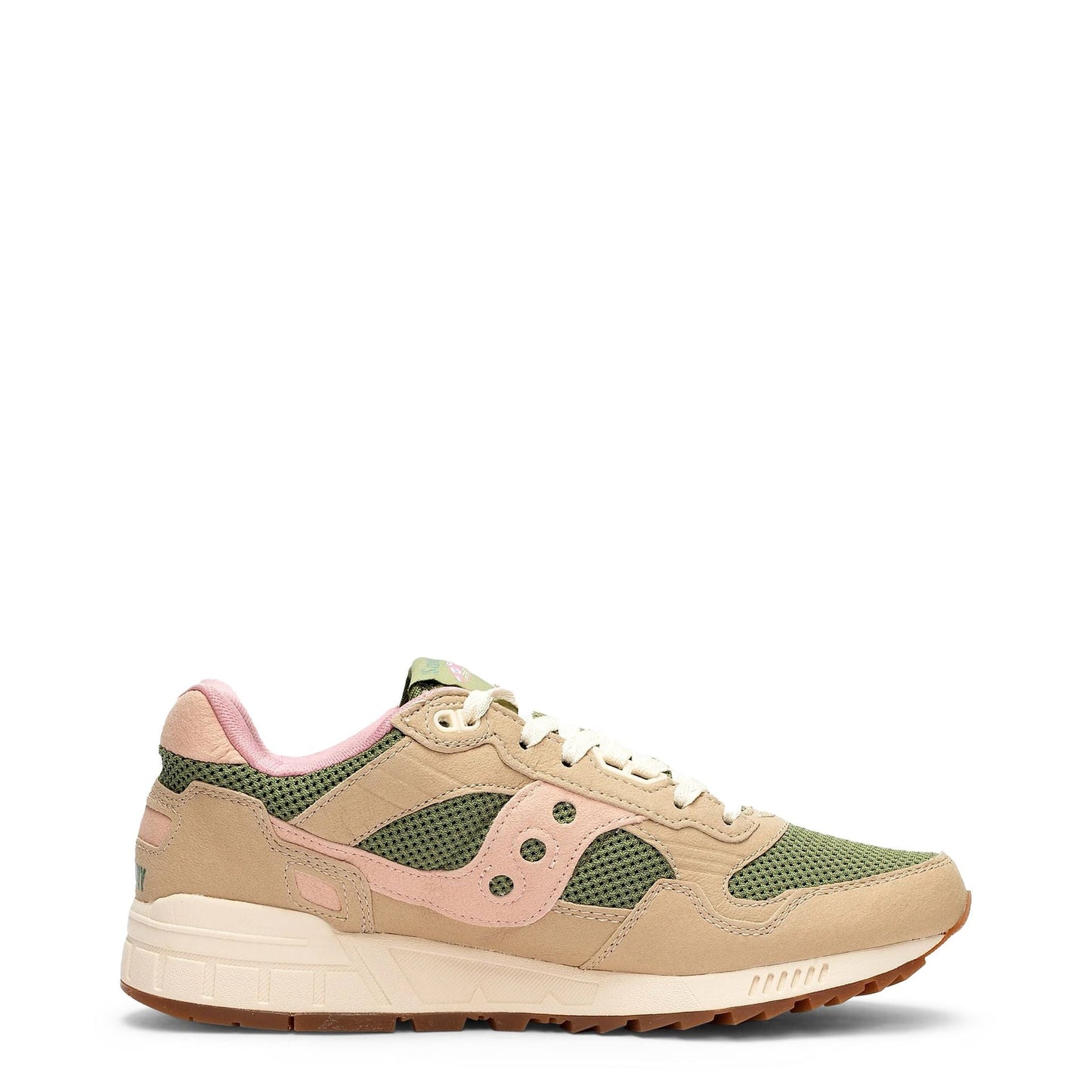 Saucony  unisex green pink low top suede Sneakers