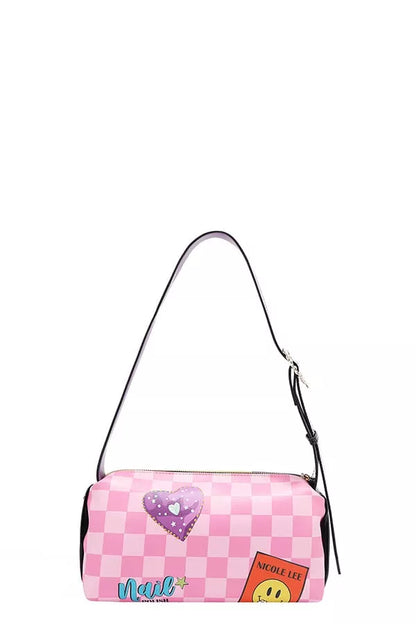 Nicole Lee USA Nail Polish Shoulder Bag