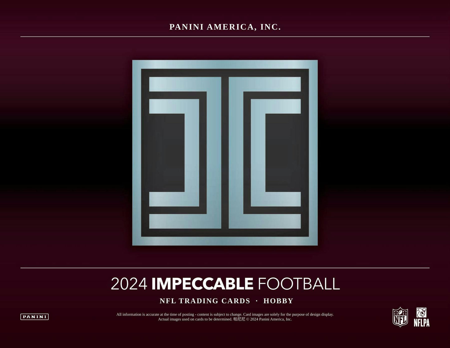 2024 Panini Impeccable Football Hobby Box