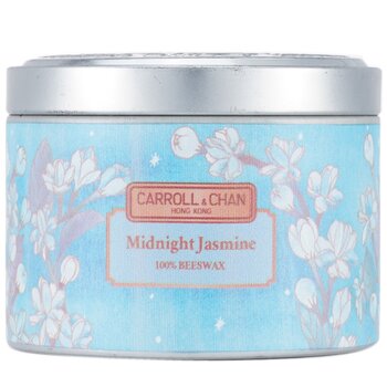 100% Beeswax Tin Candle - Midnight Jasmine - (8x6) cm