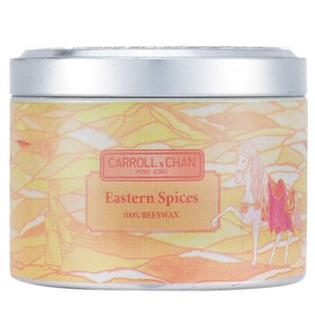 100% Beeswax Tin Candle - Eastern Spices - (8x6) cm