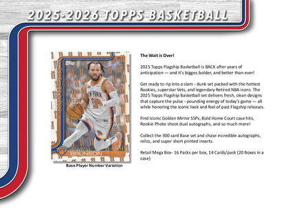 2025-26 Topps Basketball Mega Box | Columbia Sports Cards