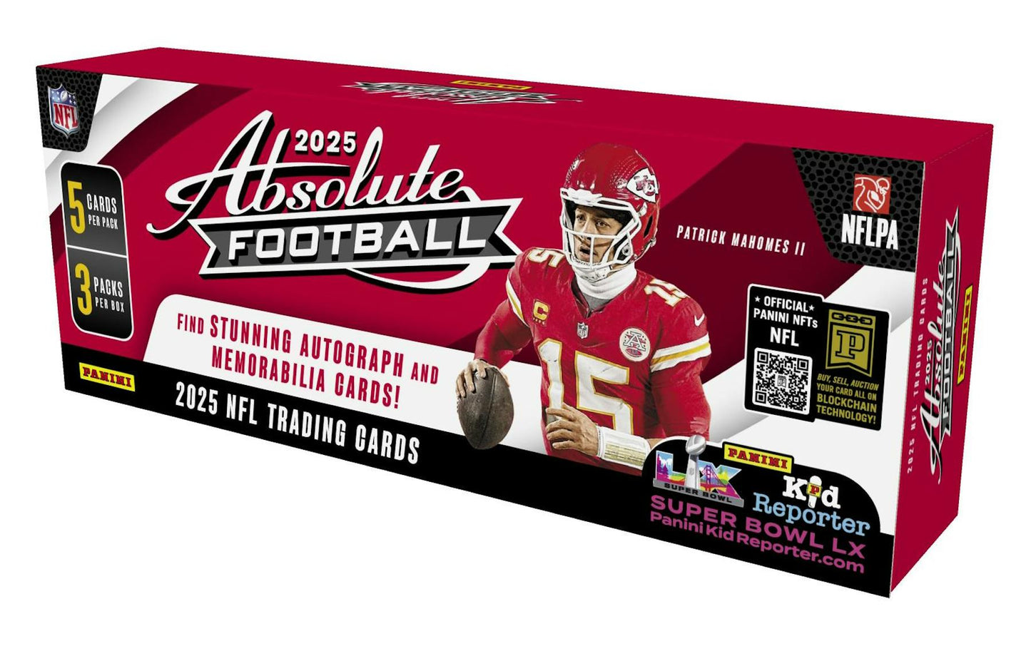 2025 Panini Absolute Football Hobby Box

Absolute Football 2025 Hobby Kaboom Case Hit

Panini Absolute Football Rookie Premier Materials Autograph