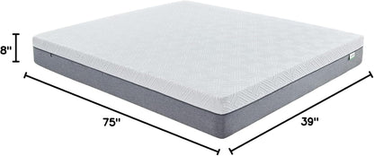 Twin Gel Memory Foam Mattress For Plush Sleep Comfort-2