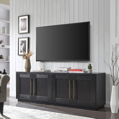 Tillman Rectangular TV Stand for Tv'S up to 80" in Black Grain-4