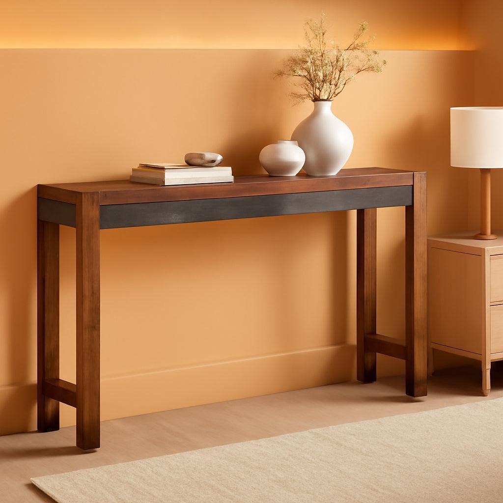 Torjin Urban Counter Height Dining Table Two Tone Brown-0